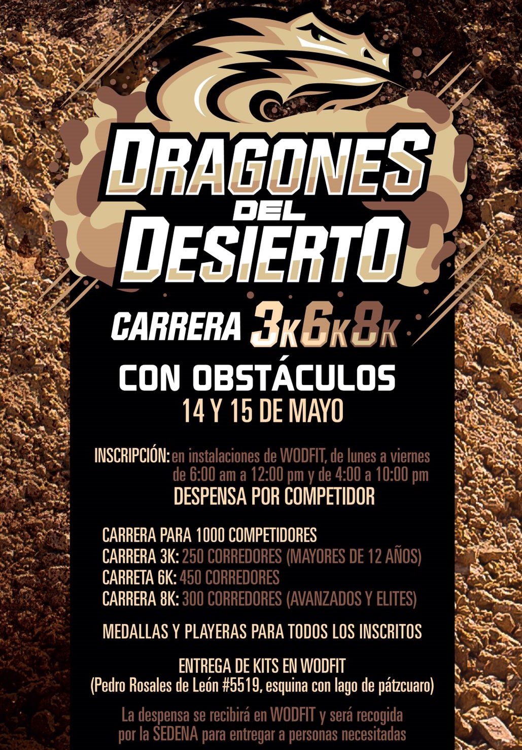 dragones del desierto