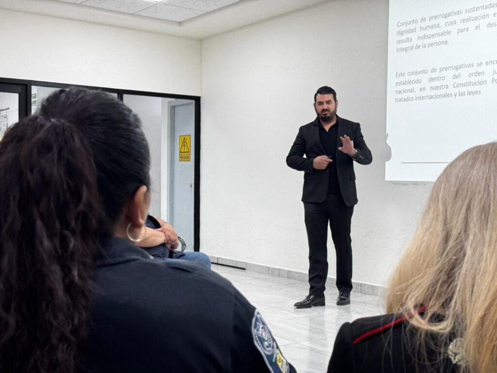 Fortalece SSPE formación en derechos humanos en la Policía Vial
