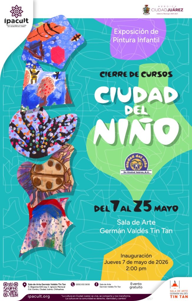 IPACULT invita a exposición de pintura infantil en la Sala de Arte Germán Valdés “Tin Tan”

