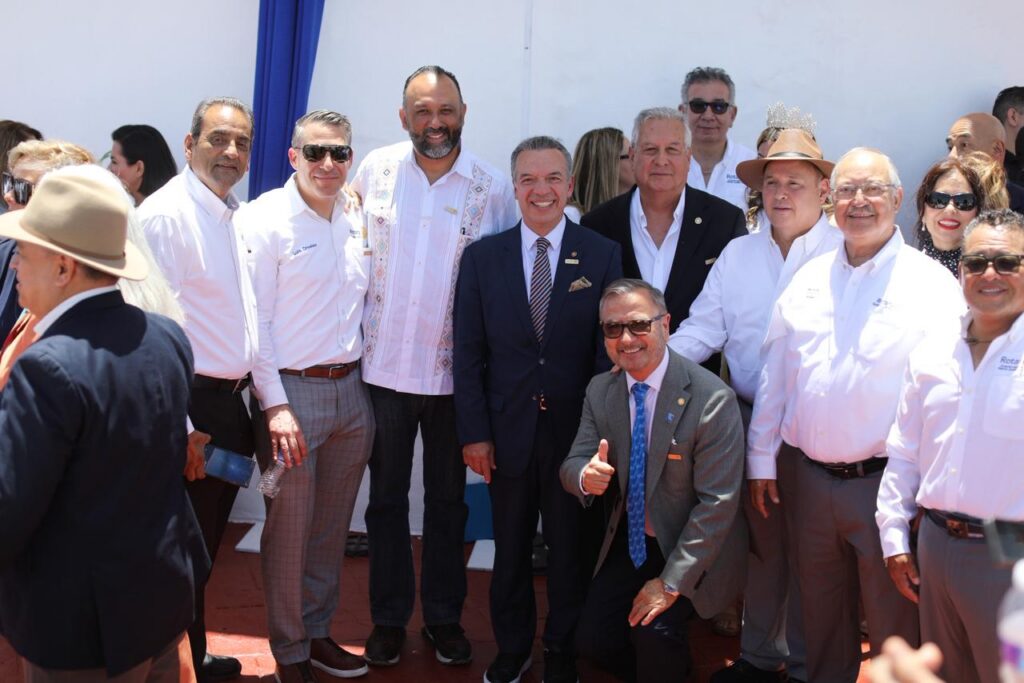 Reinauguran Monumento al Rotario en el marco del centenario del rotarismo en Juárez

