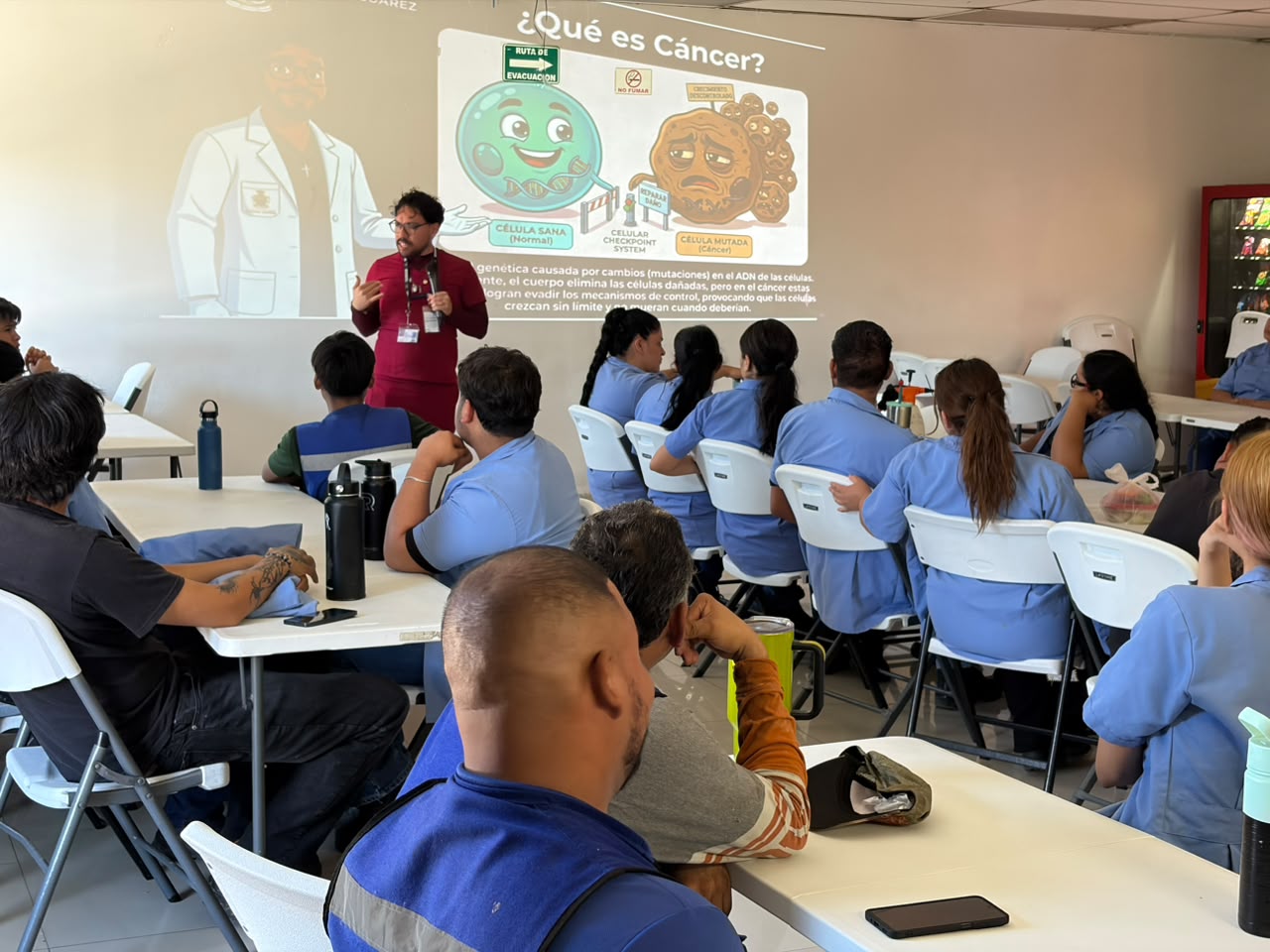 6a3ac2a602292__6a3ac2a602294 Promueve Salud Municipal la prevención del cáncer de próstata entre trabajadores de la industria