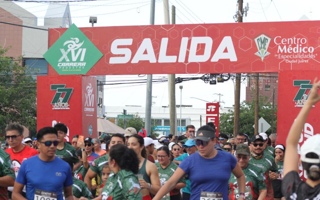 Realizan Carrera Pedestre del CME “Corre por tu Salud”