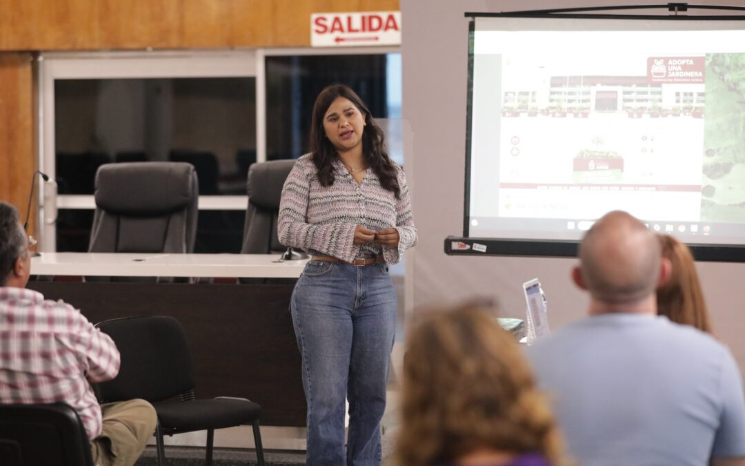Impulsa Municipio adopción de jardineras para fortalecer un entorno más verde y resiliente en la Presidencia