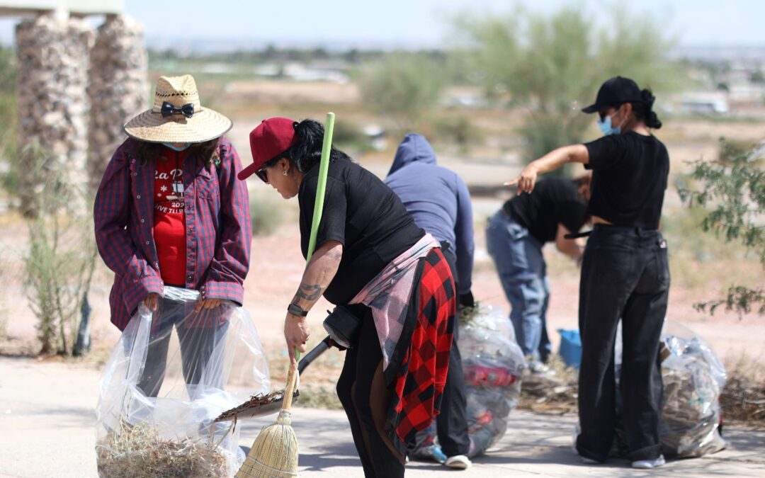Personal del IPACULT continúa con labores de limpieza en el fraccionamiento Lomas del Valle