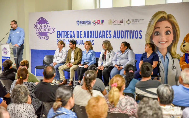 Inicia Estado entrega de más de 200 apoyos auditivos y visuales en Ciudad Juárez