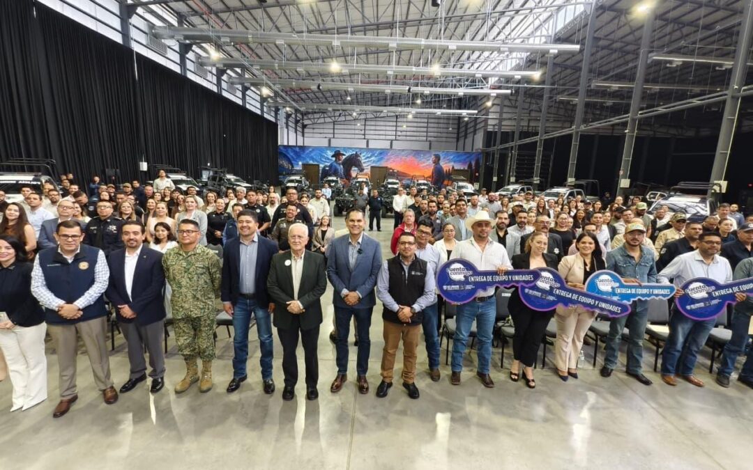 Blindan la Zona Occidente: Invierten más de $17.5 MDP para equipar a 275 policías en 11 municipios
