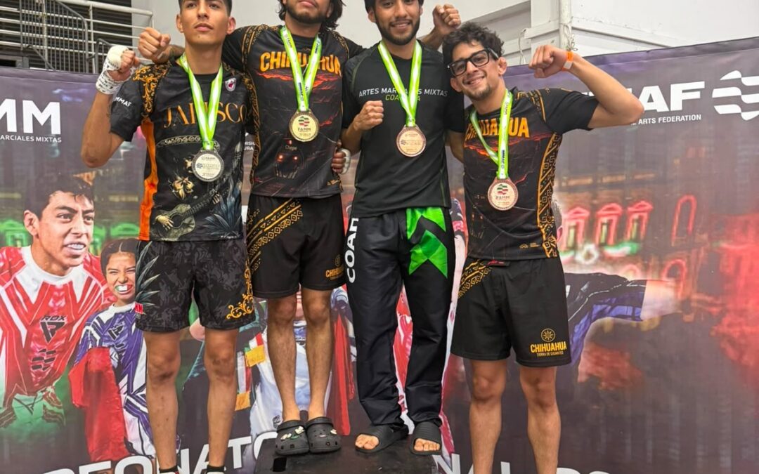 Destaca la delegación juarense en el Campeonato Nacional de Artes Marciales Mixtas 2026