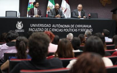 Héctor Rafael Ortiz Orpinel refrenda apoyo del Municipio a la educación durante bienvenida a estudiantes de la UACH