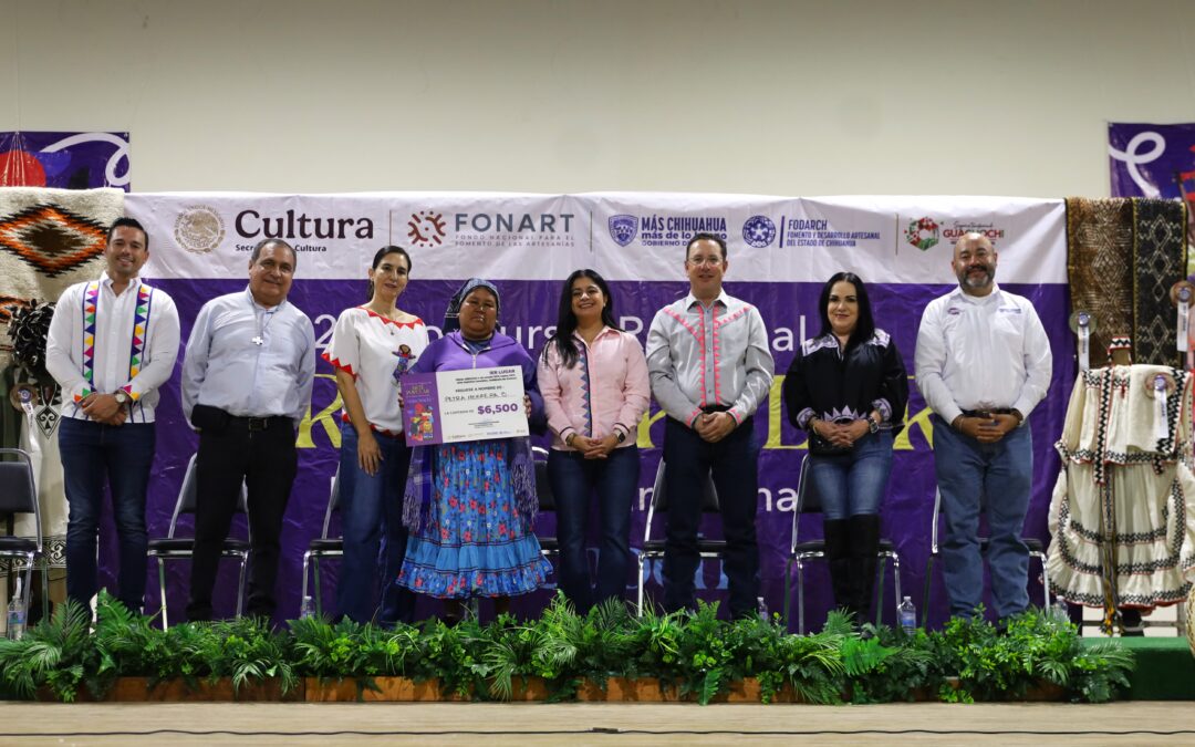 Reconoce Estado el talento de personas artesanas de la Sierra Tarahumara