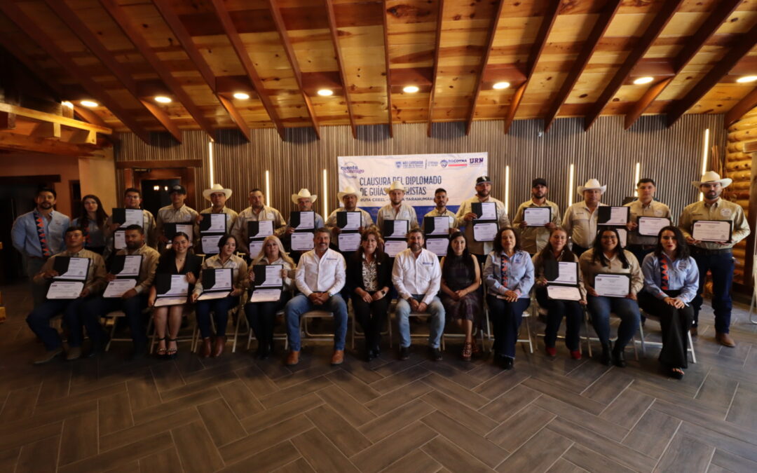 Concluye el Diplomado de Formación de Guías de Turistas de la ruta Creel–Sierra Tarahumara