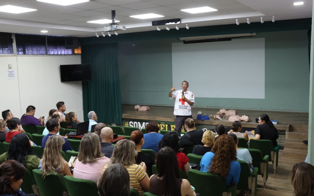 Capacitan a personal del Cobach para atender emergencias y situaciones de riesgo