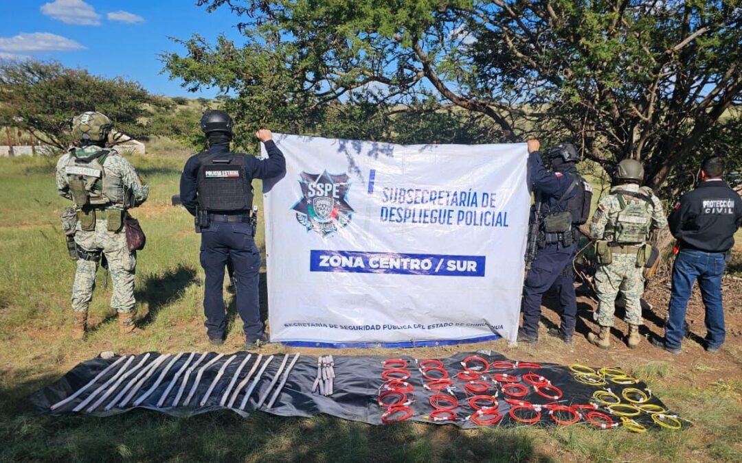 Activa SSPE protocolo de seguridad ante localización de posible artefacto explosivo en Parral, ordena Gilberto Loya precaución y atención inmediata