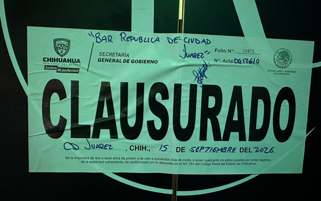 Realiza Gobernación Estatal 345 inspecciones y clausura 11 establecimientos durante la última semana