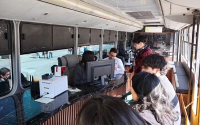 Lleva JuárezBus CAM Móvil a estación Las Torres y Cobach #5
