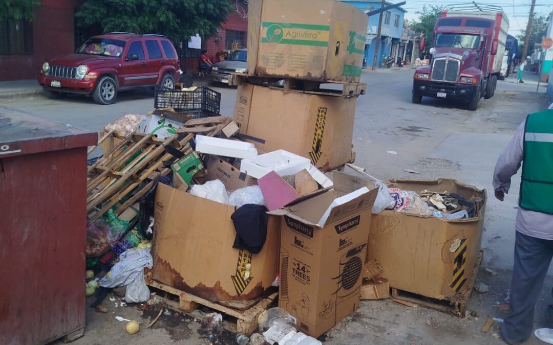Reforzarán vigilancia a comercios del Centro por manejo inadecuado de basura