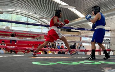 Jóvenes pugilistas muestran sus habilidades en el Sport Fest 2026