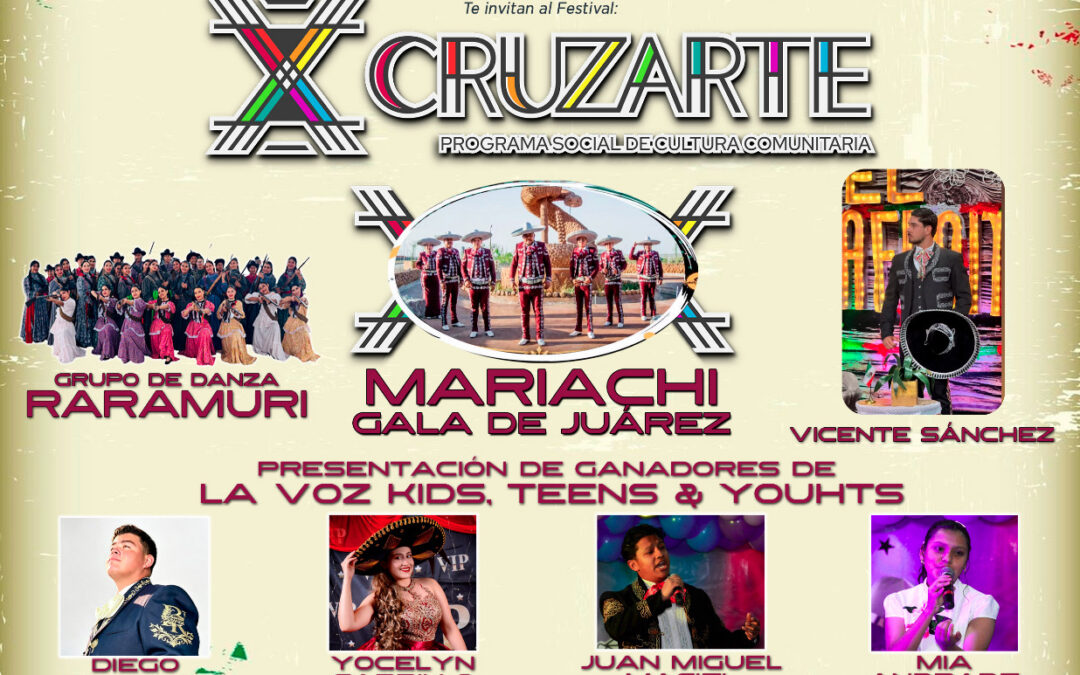 Llevan festival CruzArte al Centro Comunitario Zaragoza con actividades culturales y servicios gratuitos