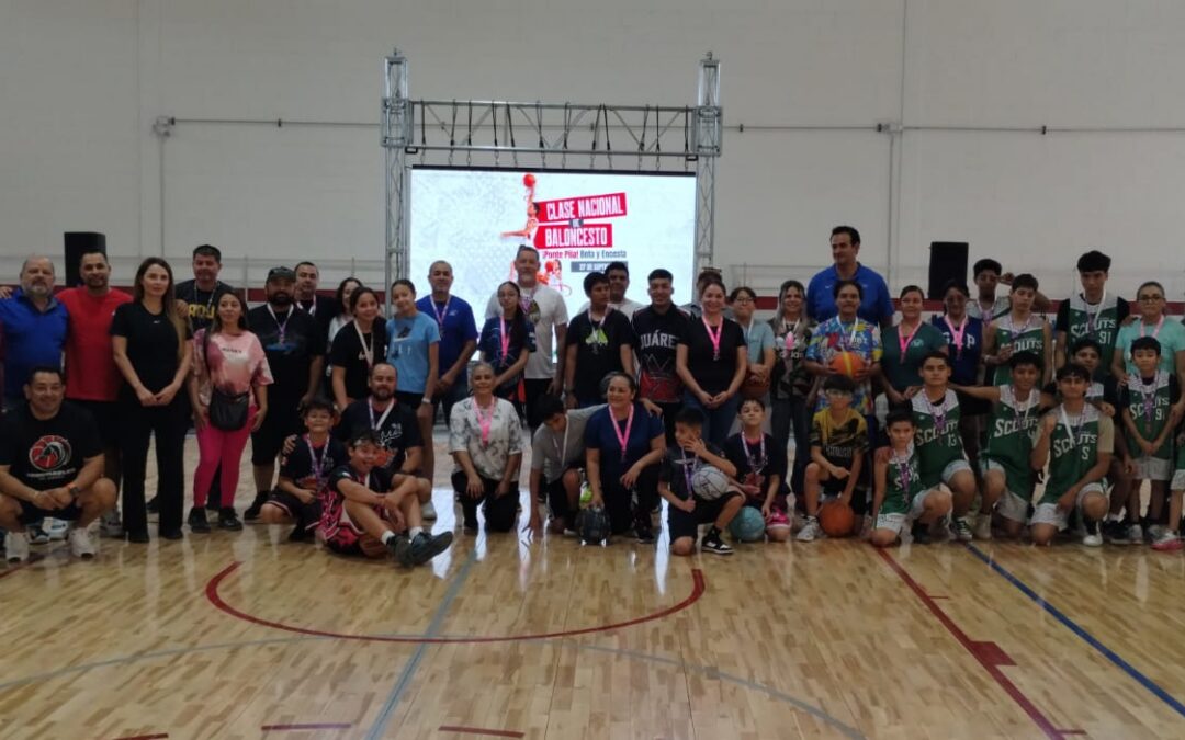 Ciudad Juárez vibra con la Clase Nacional de Mini Baloncesto