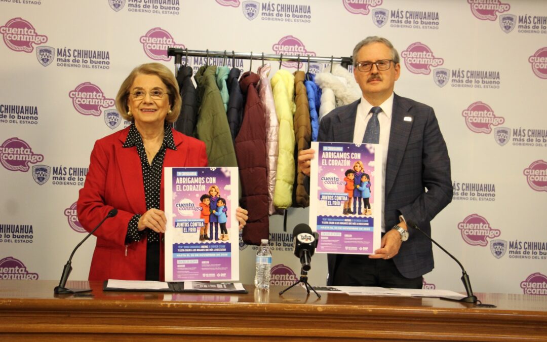 Arranca DIF Estatal campaña de donación de chamarras “Juntos contra el Frío”