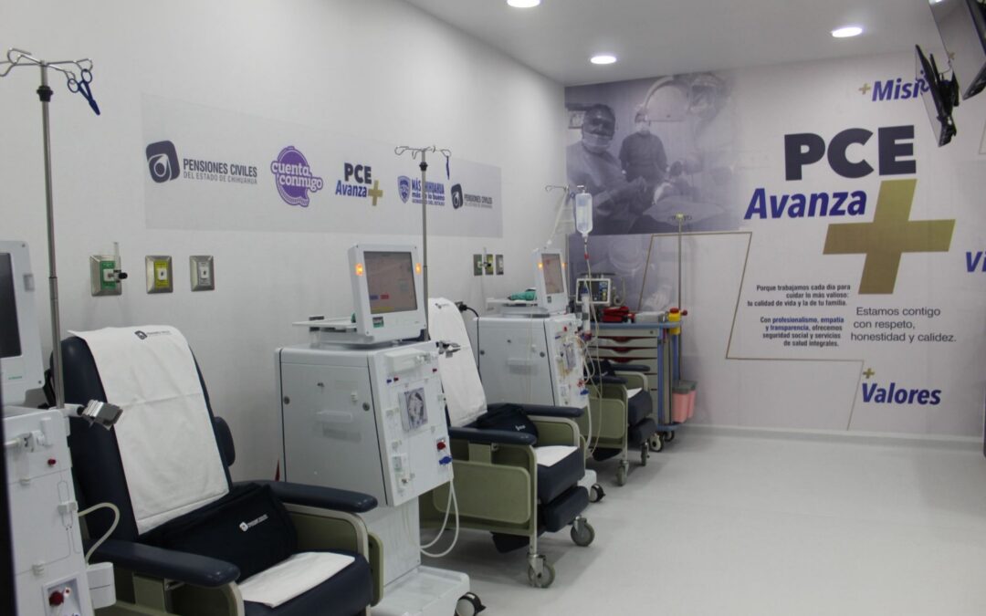 Amplía Pensiones Civiles del Estado capacidad y equipamiento en Hemodiálisis