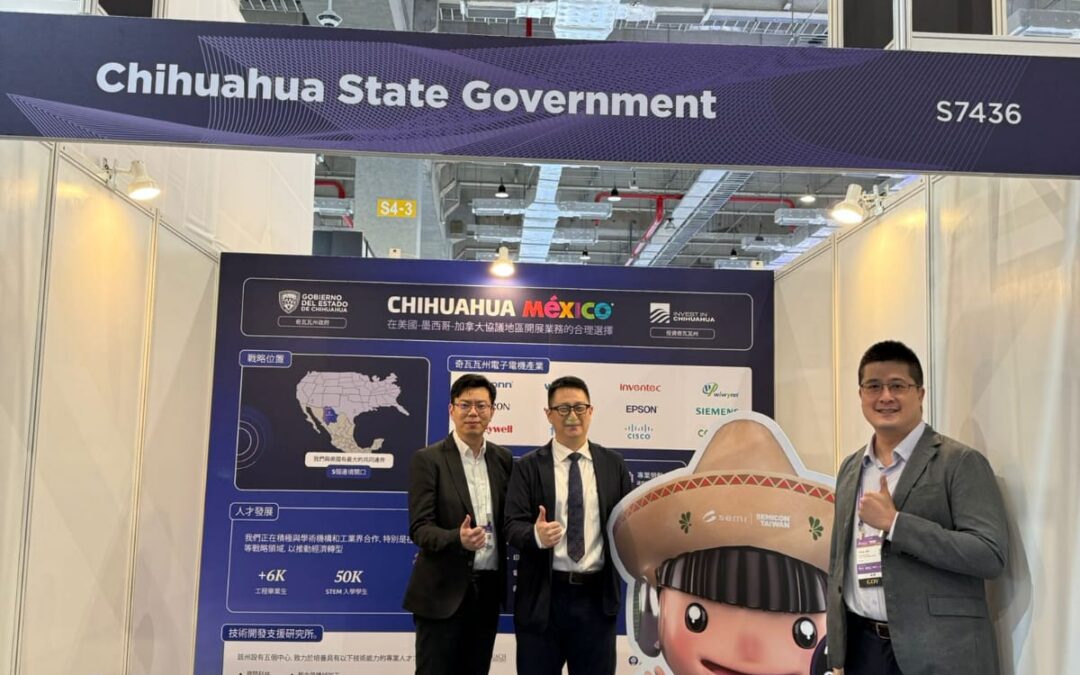 Fortalece Chihuahua su vinculación con la industria global de semiconductores durante SEMICON Taiwan 2026