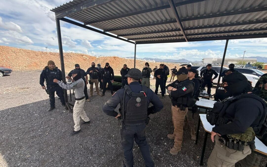 Inician jornadas de capacitación para policías de la SSPE, señala Gilberto Loya importancia de contar con elementos mejor preparados