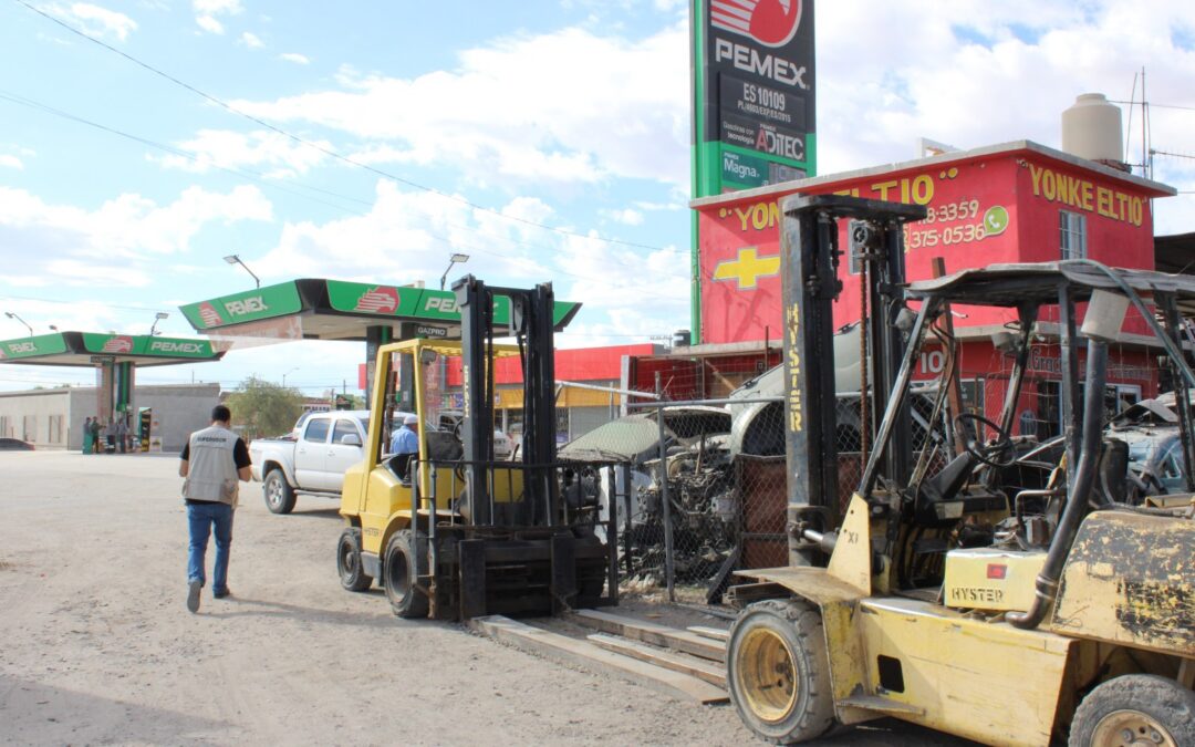Realiza Municipio operativo de Reordenamiento Urbano en bulevar Talamás Camandari