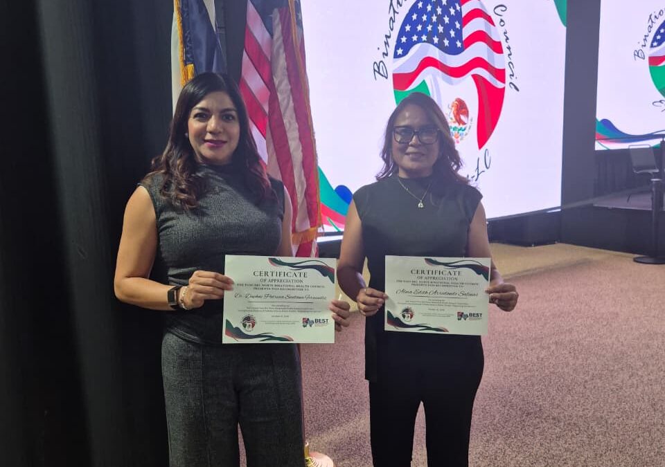 Participan directoras de DABA y Salud en el Consejo Binacional de Salud Paso Del Norte