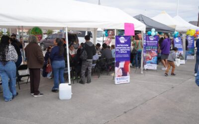 Atienden a cerca de 500 personas en primera Feria de Salud en CAAPS Nogales