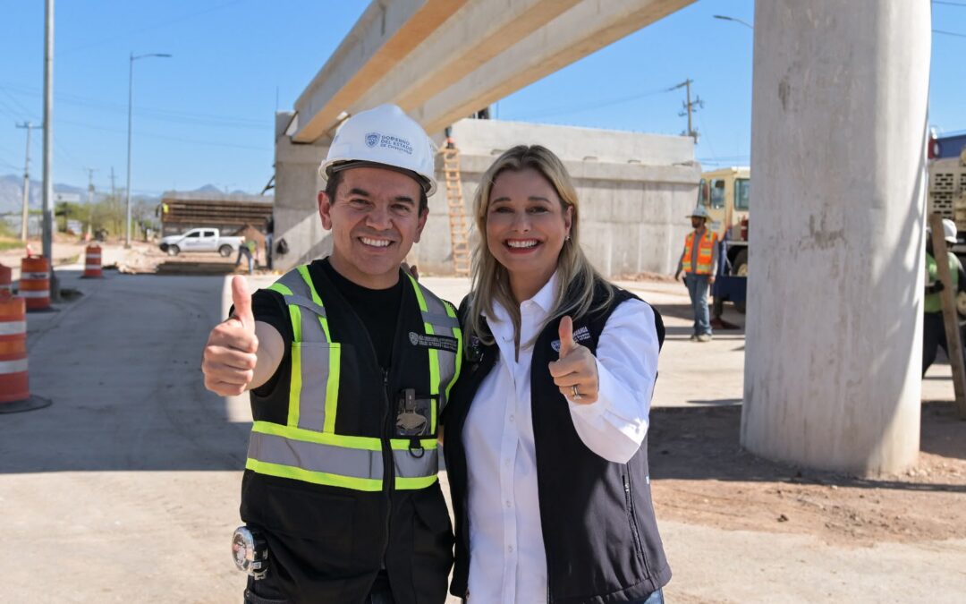Maru Campos supervisa obras viales de gran alcance que mejorarán la movilidad de miles de familias